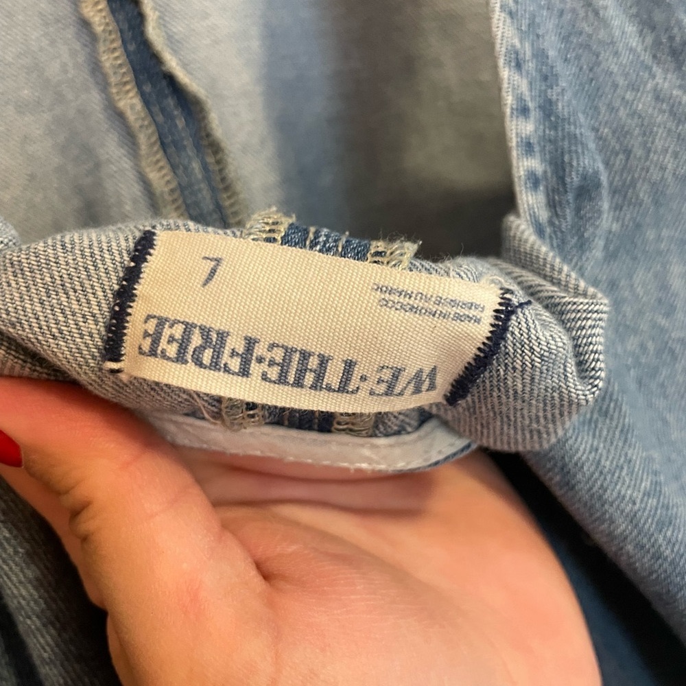 We The Free Light Blue Denim Overalls Jumpsuit - Picture 5 of 5